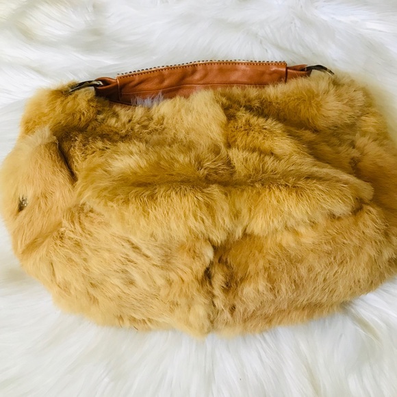 DX Touch Sheepskin with Rhinestones Hobo Bag - Picture 2 of 8